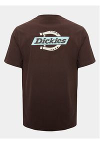 Dickies T-Shirt Ruston DK0A4XDC Brązowy Regular Fit. Kolor: brązowy. Materiał: bawełna