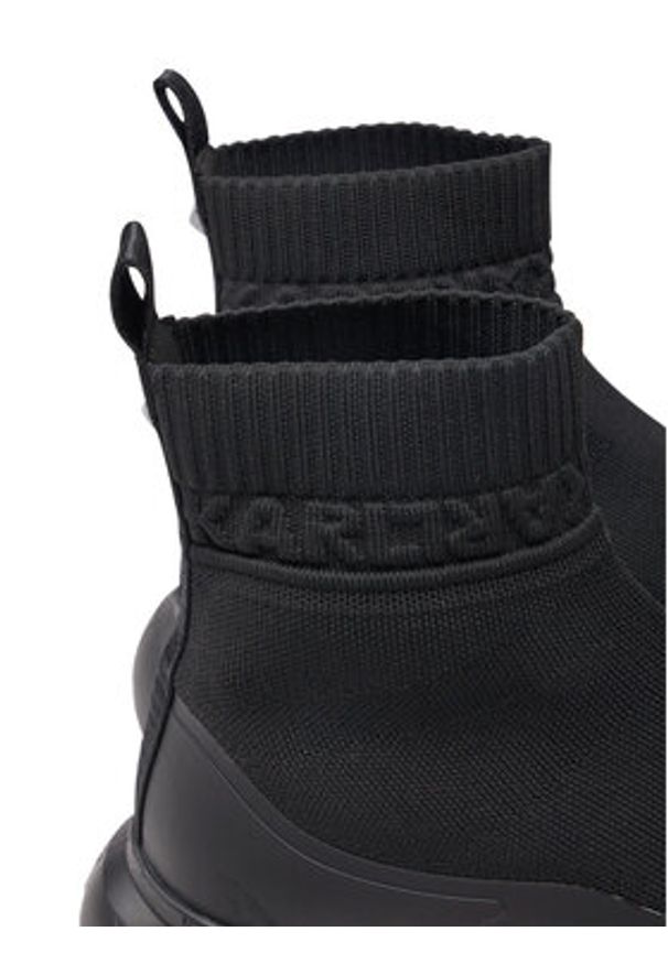 Karl Lagerfeld - KARL LAGERFELD Sneakersy KL54644 Czarny. Kolor: czarny. Materiał: materiał