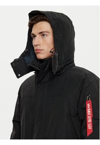 Alpha Industries Parka 148124 Czarny Regular Fit. Kolor: czarny. Materiał: bawełna, syntetyk #7