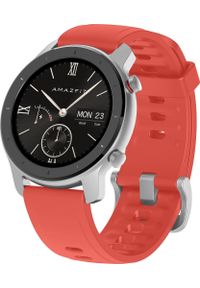 AMAZFIT - Smartwatch Amazfit GTR 42mm Czerwony (W1910TY5N). Rodzaj zegarka: smartwatch. Kolor: czerwony