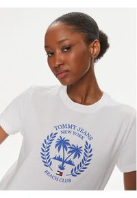 Tommy Jeans T-Shirt Prep Luxe DW0DW17835 Biały Regular Fit. Kolor: biały. Materiał: bawełna #2