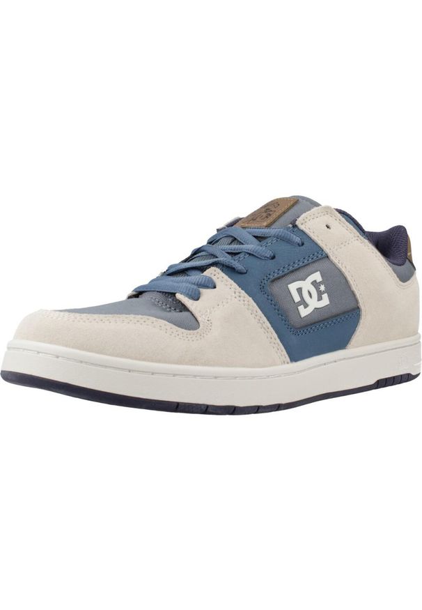 DC Shoes - Tenisówki Dc Model Manteca 4 M Shoe Kolor Niebieski. Kolor: biały, niebieski, wielokolorowy. Materiał: skóra, tkanina