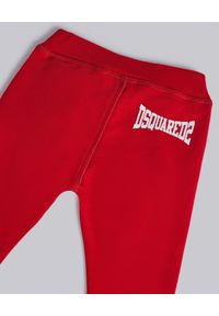 DSQUARED2 KIDS - Czerwone spodnie dresowe 0-3 lata. Kolor: czerwony. Materiał: dresówka. Sezon: lato #2