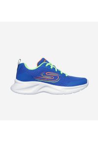 skechers - Buty dla dzieci Skechers Voronox. Okazja: na co dzień. Kolor: niebieski, zielony, wielokolorowy. Model: Skechers Sport. Sport: turystyka piesza