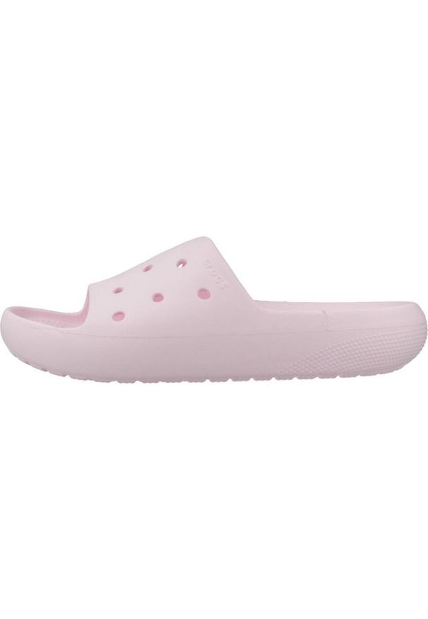 Klapki Crocs Model Classic Slide V2 Kolor Rose. Kolor: różowy. Materiał: guma. Styl: sportowy