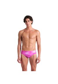 Arena - Kąpielówki Swim Briefs Allover Shocking Pink. Kolor: różowy