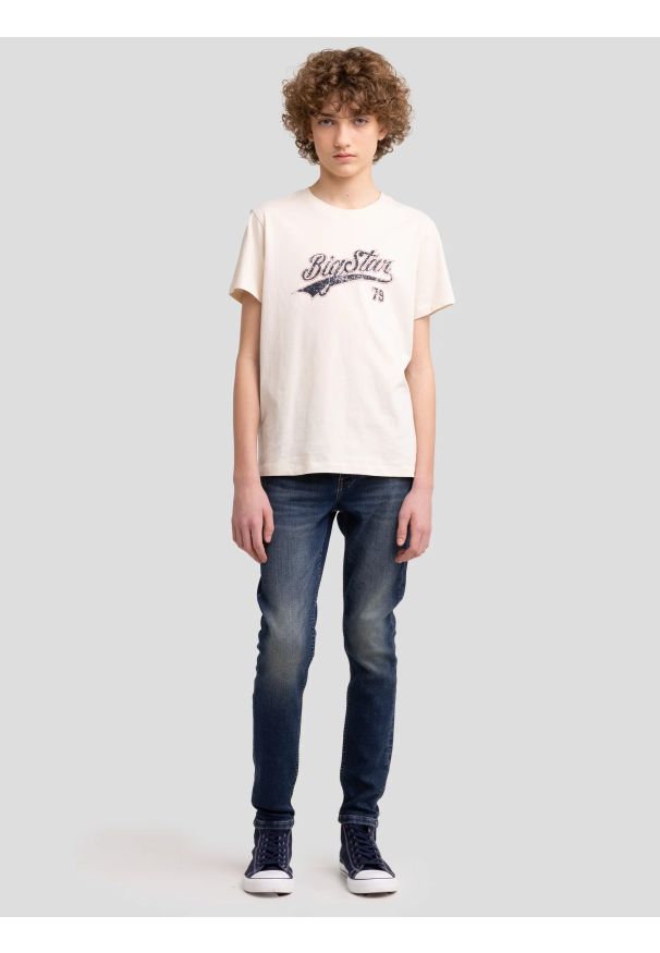 Big-Star - Jeansy chłopięce skinny granatowe Eric 541. Okazja: na co dzień. Kolor: niebieski. Materiał: jeans. Styl: młodzieżowy, sportowy, casual