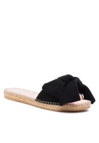 Manebi Espadryle Sandals With Bow K 1.0 J0 Czarny. Kolor: czarny. Materiał: zamsz, skóra #4
