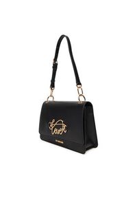 Love Moschino - LOVE MOSCHINO Torebka JC4264PP0MKG0000 Czarny. Kolor: czarny. Materiał: skórzane