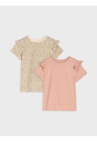 Sinsay - Bawełniana koszulka 2 pack - wielobarwny. Materiał: bawełna #1