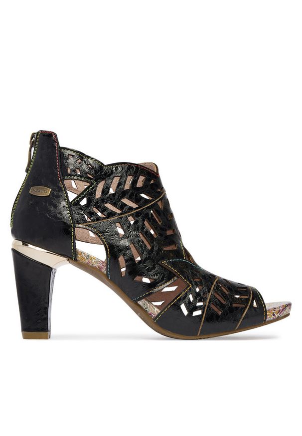 Sandały Laura Vita. Kolor: czarny