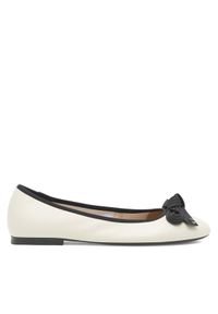 Gino Rossi - GINO ROSSI Baleriny COZY-HS001-1-2 Beżowy. Kolor: beżowy. Materiał: skóra #1