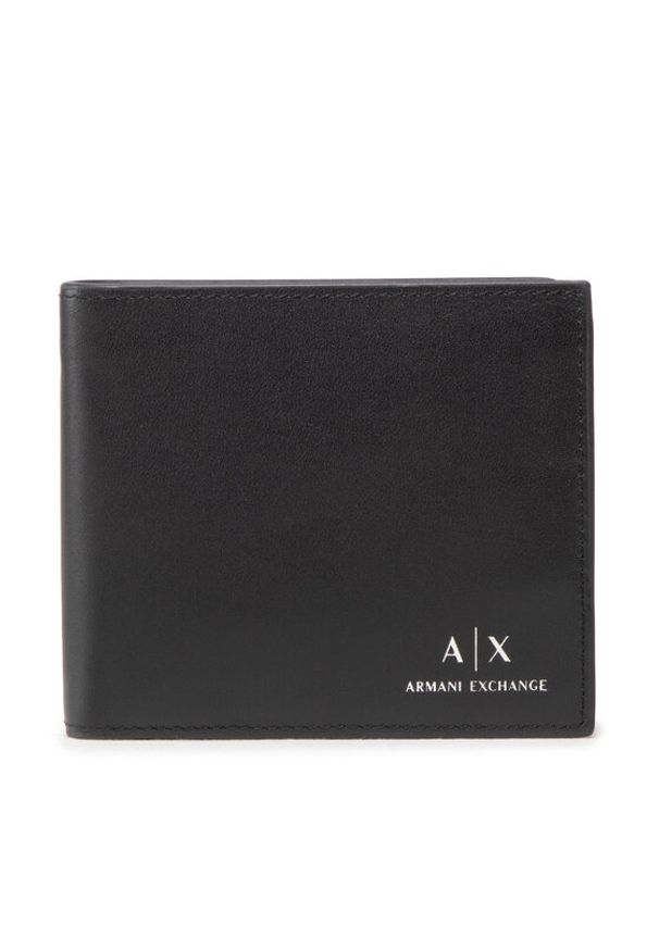 Armani Exchange Portfel 958098 CC845 00020 Czarny. Kolor: czarny. Materiał: skóra