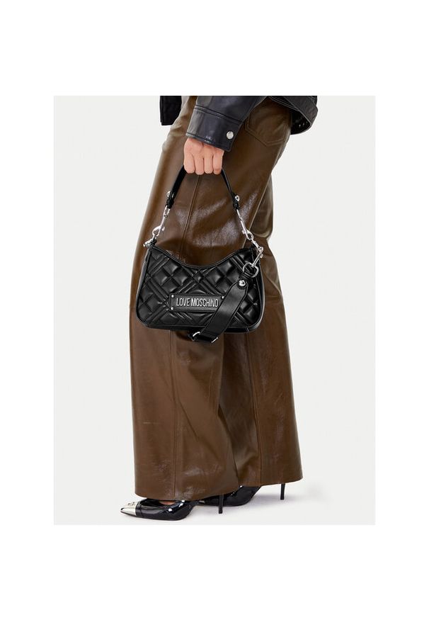 Love Moschino - Torebka LOVE MOSCHINO. Kolor: czarny