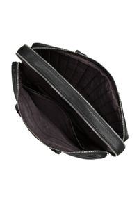 Wittchen - Męska torba na laptopa 13”/14” skórzana dwukomorowa czarna. Kolor: czarny. Materiał: skóra. Wzór: haft. Styl: klasyczny, elegancki #4