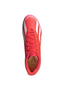 Adidas - Buty piłkarskie adidas X Crazyfast Club IG0616 czerwone. Zapięcie: sznurówki. Kolor: czerwony. Materiał: syntetyk, guma. Sport: piłka nożna #4
