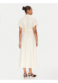 LOLA CASADEMUNT Sukienka koszulowa MS2516004 Écru Regular Fit. Materiał: wiskoza. Typ sukienki: koszulowe #4