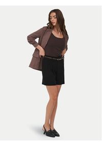 only - ONLY Szorty materiałowe Siesta 15367413 Czarny Regular Fit. Kolor: czarny. Materiał: wiskoza #7