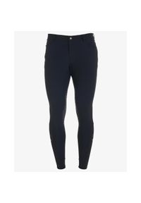 EQUESTRO - Equestro Heren Slim Fit Zomer Rijbroek Knie Grip Zwart -. Kolor: czarny. Długość: długie #1