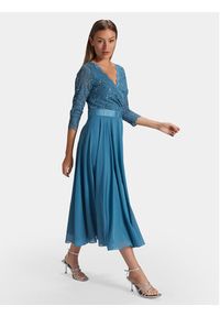 Swing Sukienka koktajlowa 5AE01600 Niebieski Regular Fit. Kolor: niebieski. Materiał: syntetyk. Styl: wizytowy #5