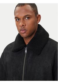 BOSS Kurtka skórzana Jonier 50547567 Czarny Relaxed Fit. Kolor: czarny. Materiał: skóra #5