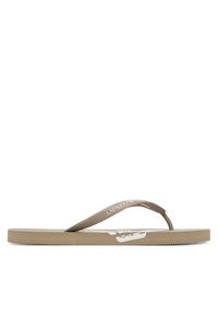 Emporio Armani Japonki XVQS08 XN746 U539 Beżowy. Kolor: beżowy