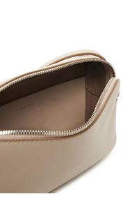 Calvin Klein Torebka Foil Logo Elongated Camera Bag LV04F3276G Beżowy. Kolor: beżowy. Materiał: skórzane #3