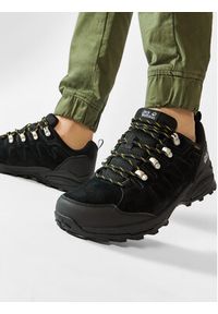 Jack Wolfskin Trekkingi Refugio Texapore Low M 4049851 Czarny. Kolor: czarny. Materiał: zamsz, skóra. Sport: turystyka piesza #4