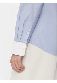 TOMMY HILFIGER - Tommy Hilfiger Koszula Fill A Fill Regular Shirt WW0WW40531 Błękitny Slim Fit. Kolor: niebieski. Materiał: bawełna #6