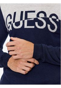Guess Sweter M3BR09 Z3052 Granatowy Regular Fit. Kolor: niebieski. Materiał: syntetyk #5
