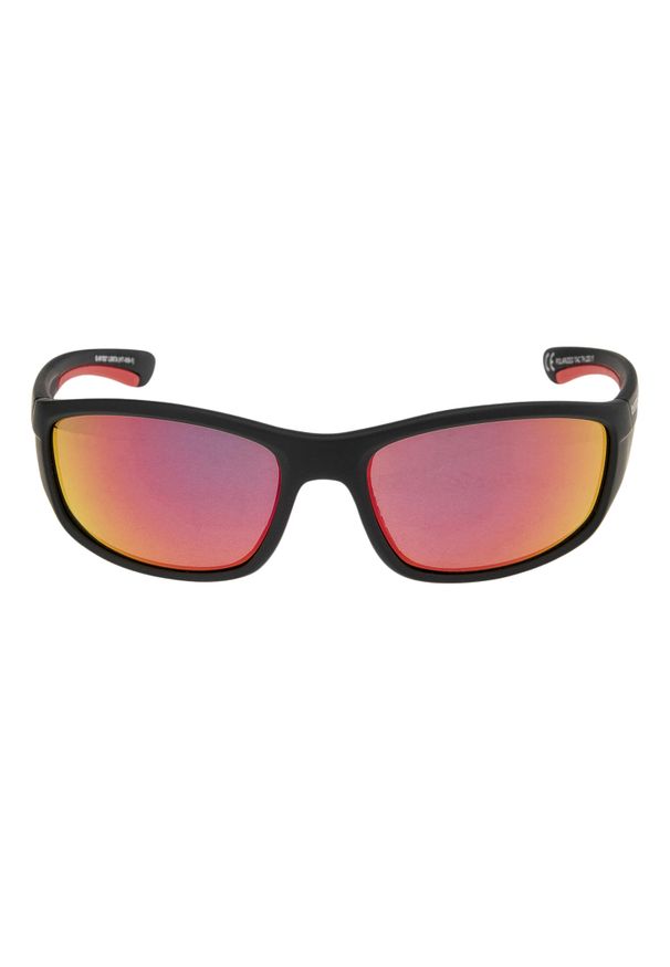 Hi-tec - Okulary Przeciwsłoneczne Unisex Dla Dorosłych Lunita. Kolor: czarny, czerwony, wielokolorowy. Sport: turystyka piesza