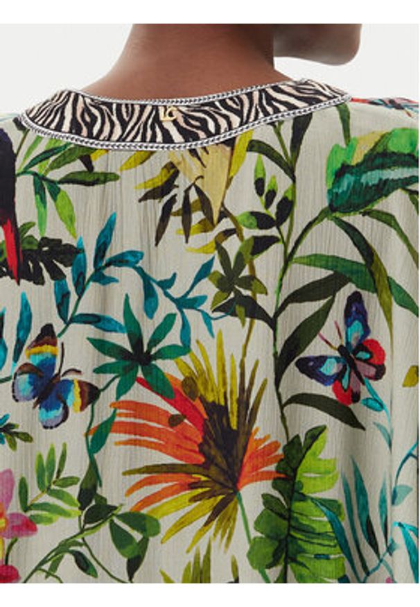 LOLA CASADEMUNT Bluzka LS2515030 Kolorowy Relaxed Fit. Materiał: wiskoza. Wzór: kolorowy