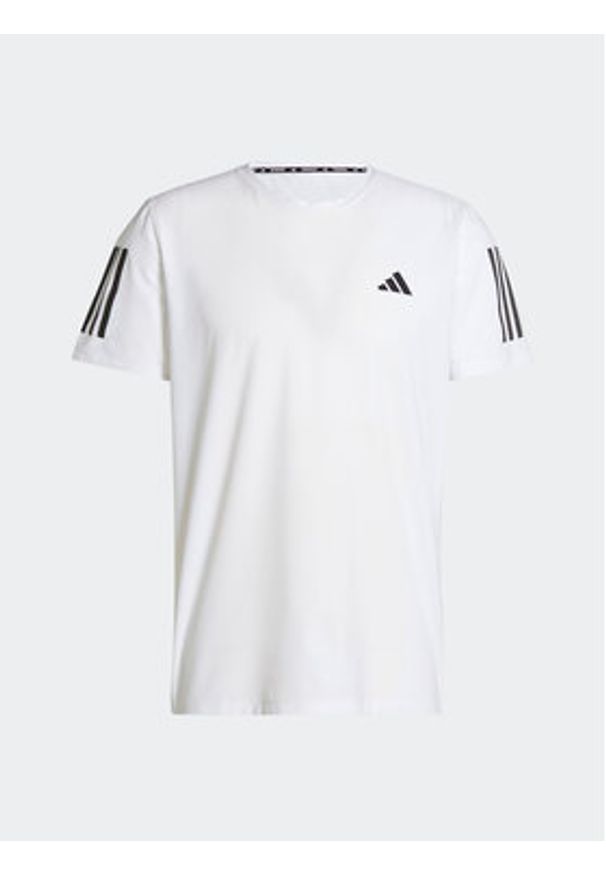 Adidas - adidas Koszulka techniczna Own the Run IK7436 Biały Regular Fit. Kolor: biały. Materiał: syntetyk. Sport: bieganie