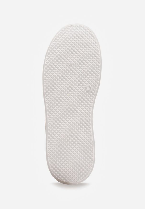 Born2be - Złote Sneakersy na Platformie Berdolina. Kolor: złoty. Obcas: na platformie