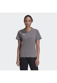 Koszulka piłkarska damska Adidas Entrada 22 Jersey. Kolor: szary. Materiał: jersey. Sport: piłka nożna