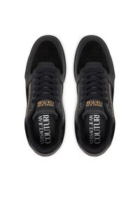 Versace Jeans Couture Sneakersy 79YA3SD4 ZPB39 Czarny. Kolor: czarny. Materiał: zamsz, skóra #4
