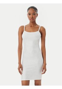 Guess Sukienka dzianinowa W5GK45 Z3MN2 Biały Regular Fit. Kolor: biały. Materiał: syntetyk #1