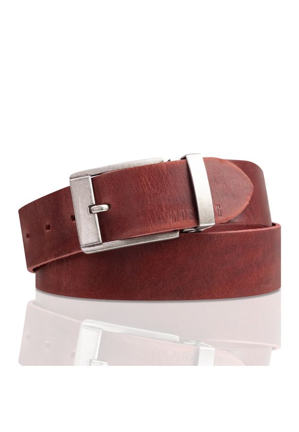 Mustang - MUSTANG PASEK SKÓRZANY MUS-M5051 0390 40mm Ledergürtel. Materiał: skóra