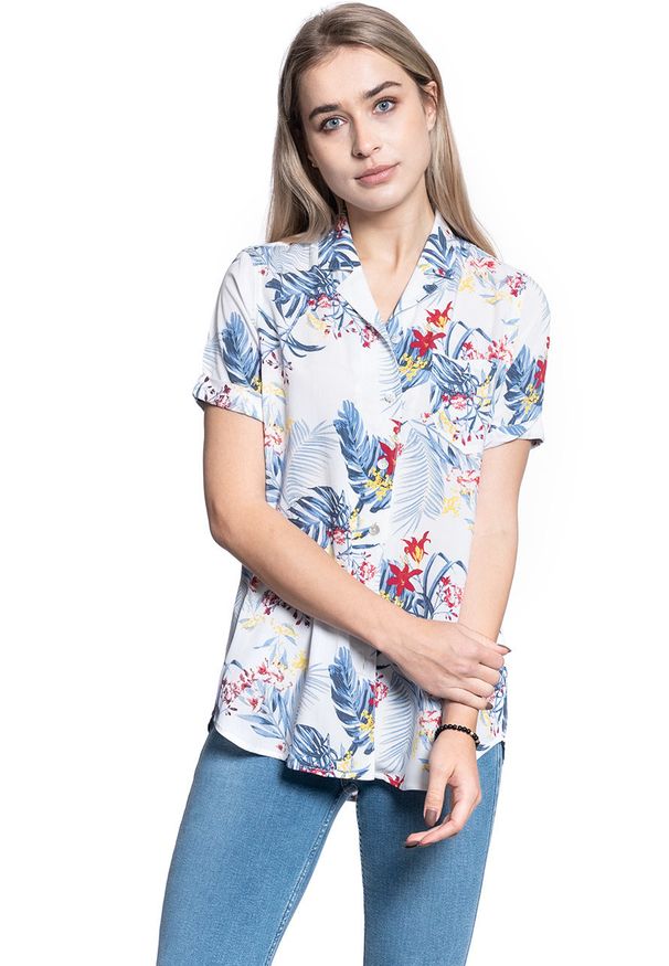 Mustang - DAMSKA KOSZULA MUSTANG EDDA AOP BLOUSE 1009460 11707