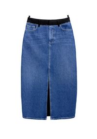 Desigual Spódnica jeansowa 25SWFD02 Niebieski Regular Fit. Kolor: niebieski. Materiał: syntetyk #6