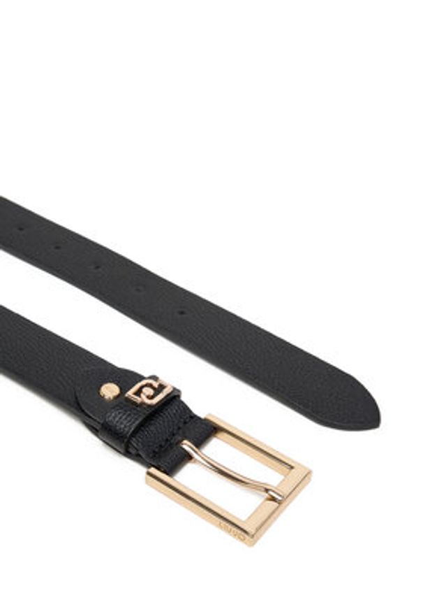 Liu Jo Pasek Damski Ecs Hips Belt 3 C AF5240 E0058 Czarny. Kolor: czarny. Materiał: skóra