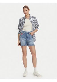 Tommy Jeans Szorty jeansowe Colour-Blocked Coin DW0DW22692 Niebieski jasny Regular Fit. Kolor: niebieski. Materiał: bawełna #5