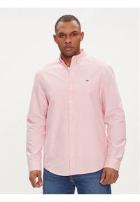 Tommy Jeans Koszula Entry DM0DM19134 Różowy Regular Fit. Kolor: różowy. Materiał: bawełna