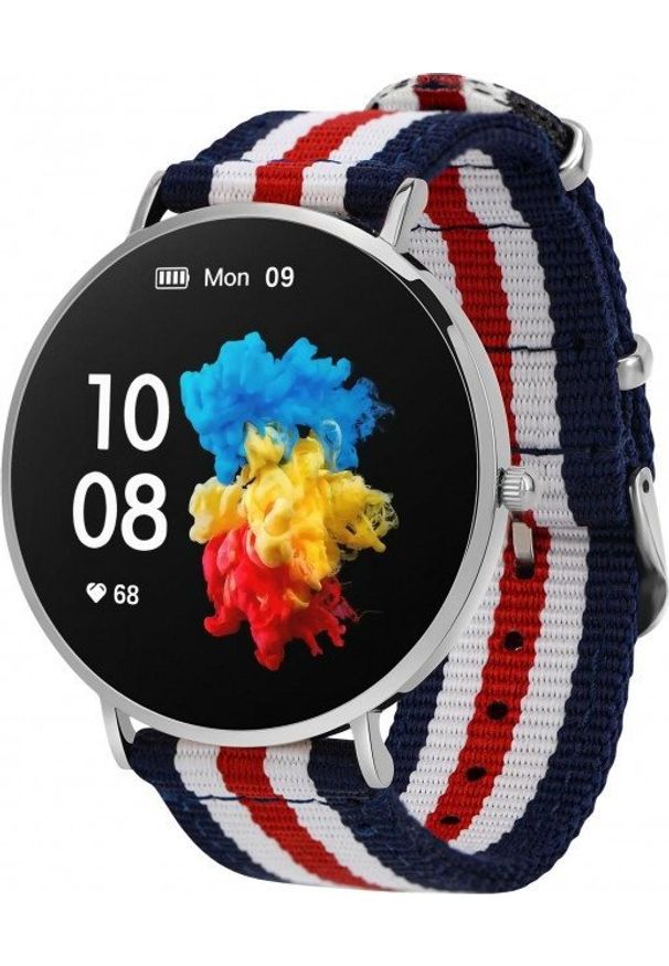 GARETT - Smartwatch Garett Verona Granatowy (5904238484531). Rodzaj zegarka: smartwatch. Kolor: niebieski