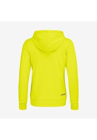 Head - Bluza z kapturem damska Club Greta. Typ kołnierza: kaptur. Kolor: żółty. Materiał: tkanina, materiał, poliester, bawełna. Sezon: zima