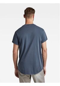 G-Star RAW - G-Star Raw T-Shirt D16396-2653-D418 Niebieski Regular Fit. Kolor: niebieski. Materiał: bawełna #9