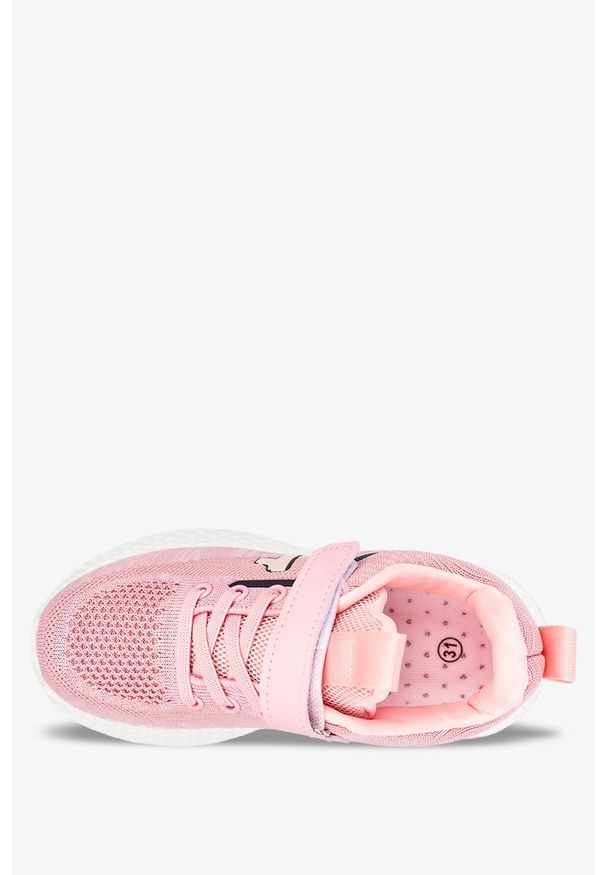 Casu - Różowe buty sportowe na rzep casu 940a. Zapięcie: rzepy. Kolor: różowy