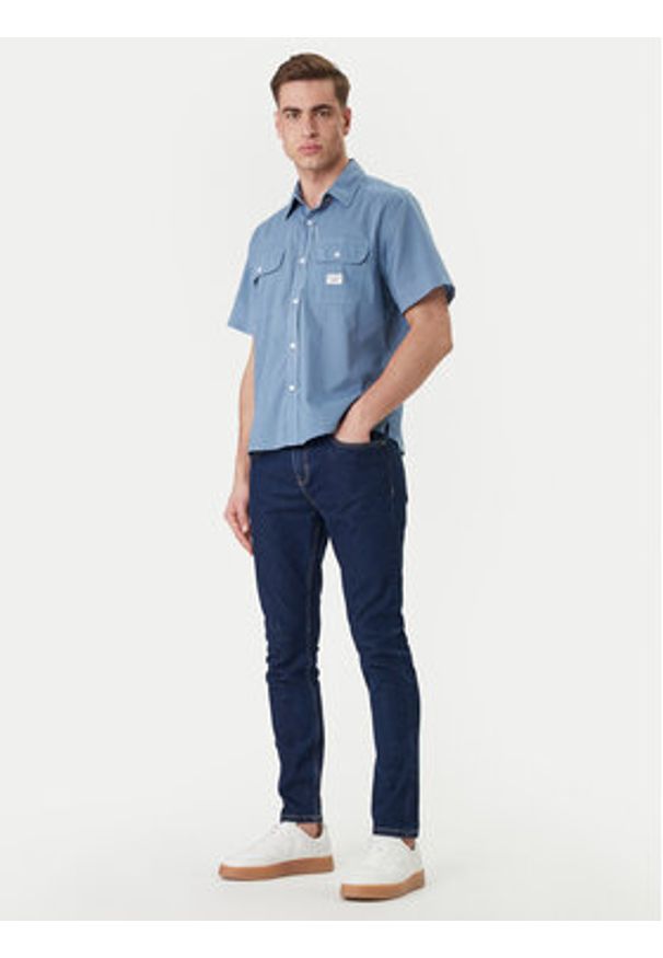Guess Jeans Jeansy M6RA0F D6326 Granatowy Regular Fit. Kolor: niebieski