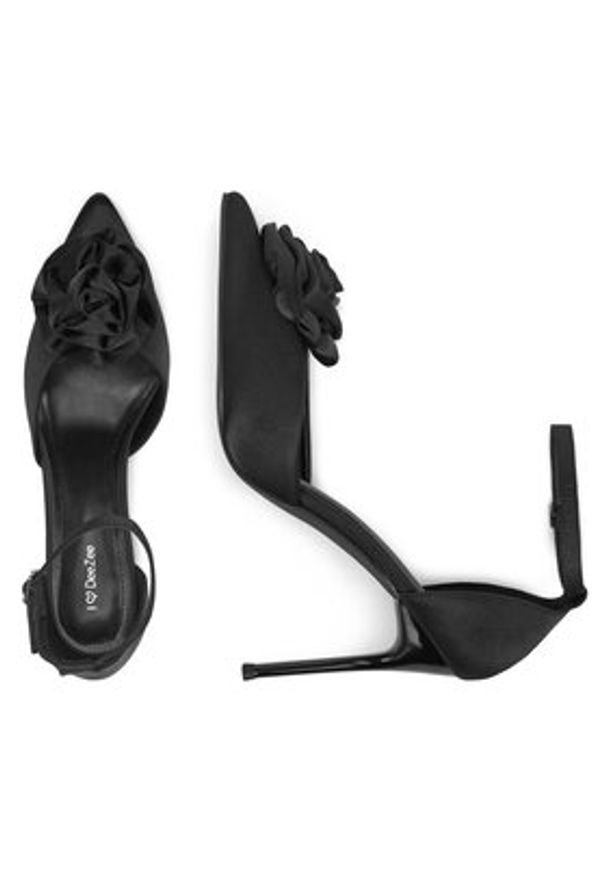 DeeZee Szpilki GD232451 Czarny. Kolor: czarny. Materiał: materiał. Obcas: na szpilce