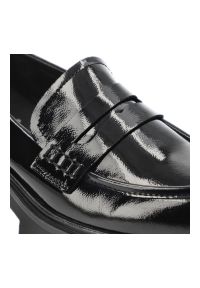 Czarne Mokasyny S.Barski Eleganckie Obuwie Damskie. Wysokość cholewki: za kolano. Kolor: czarny. Materiał: materiał. Styl: elegancki #3